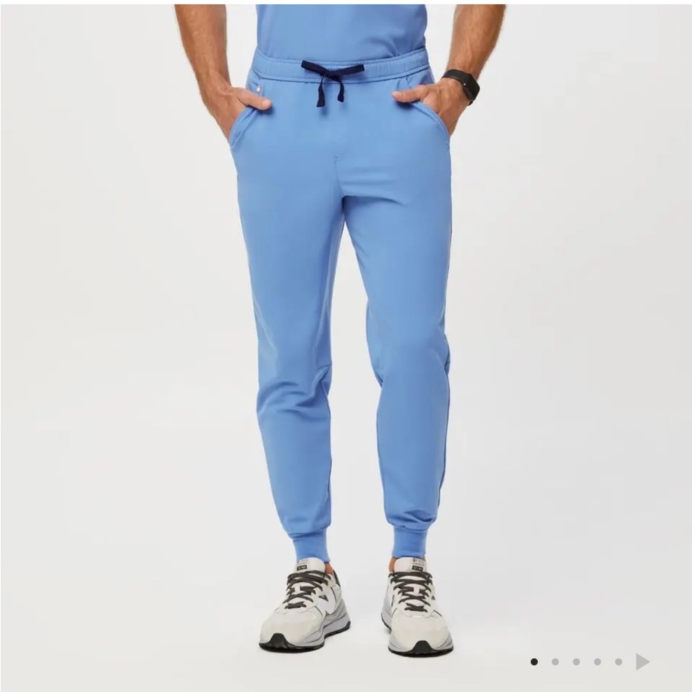 Men's Ceil Blue Tansen Jogger Scrub Pants